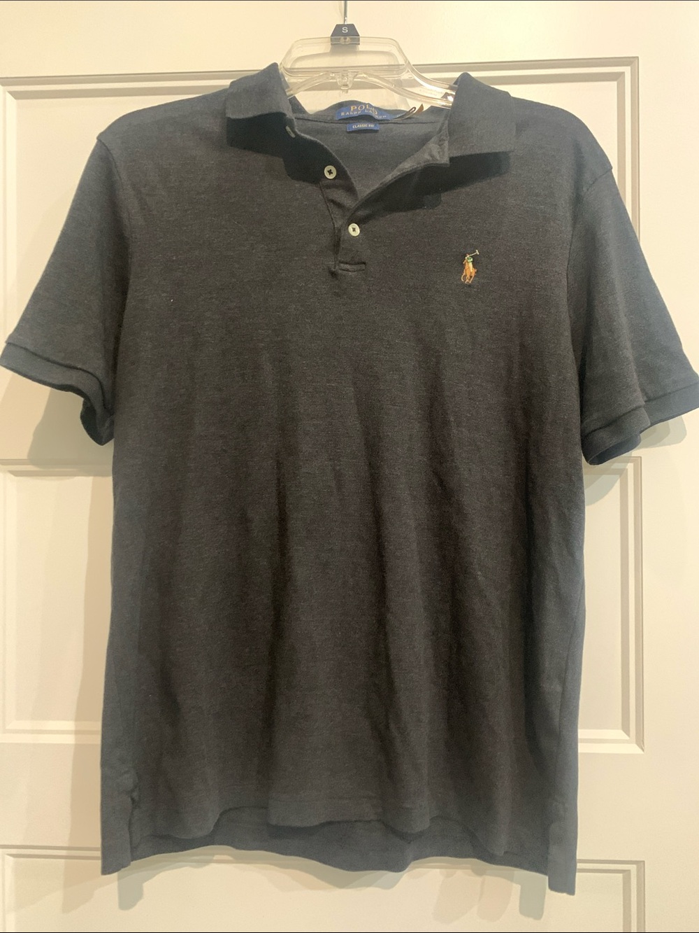 Polo by Ralph Lauren Dark Charcoal Gray Short-Sleeve Polo